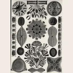 The whole plate: Haeckel’s diatoms, at plate scale
