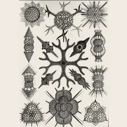The whole plate: Haeckel’s radiolaria, at plate scale